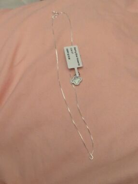 Silver Four-Leaf Clover Pendant Necklace - Women's Jewelry